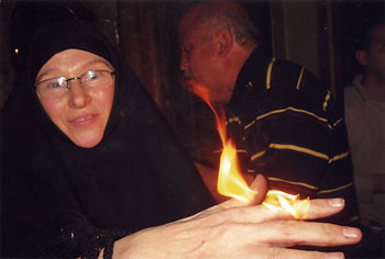 Сестра Фотиния из монастыря святой равноапостольной Марии Магдалины в Гефсимании. 2007 год